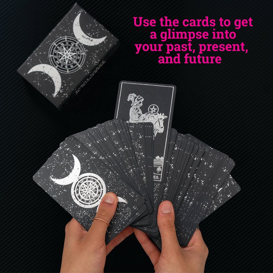 銀箔塔羅牌 tarot deck
