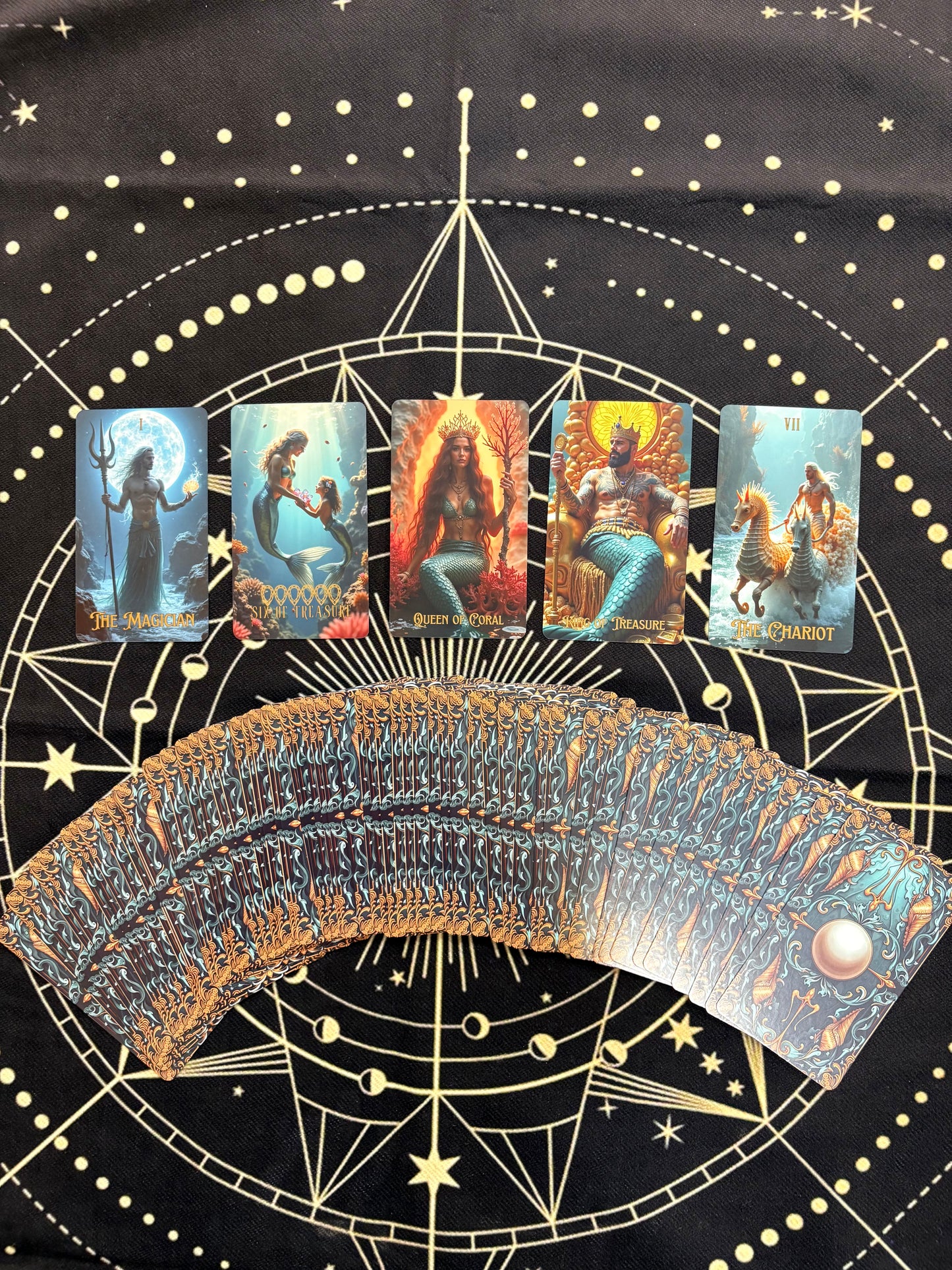 🔱🧜🏻♀️海洋塔羅牌 The Ocean Tarot Deck🧜🏻♂️🐚