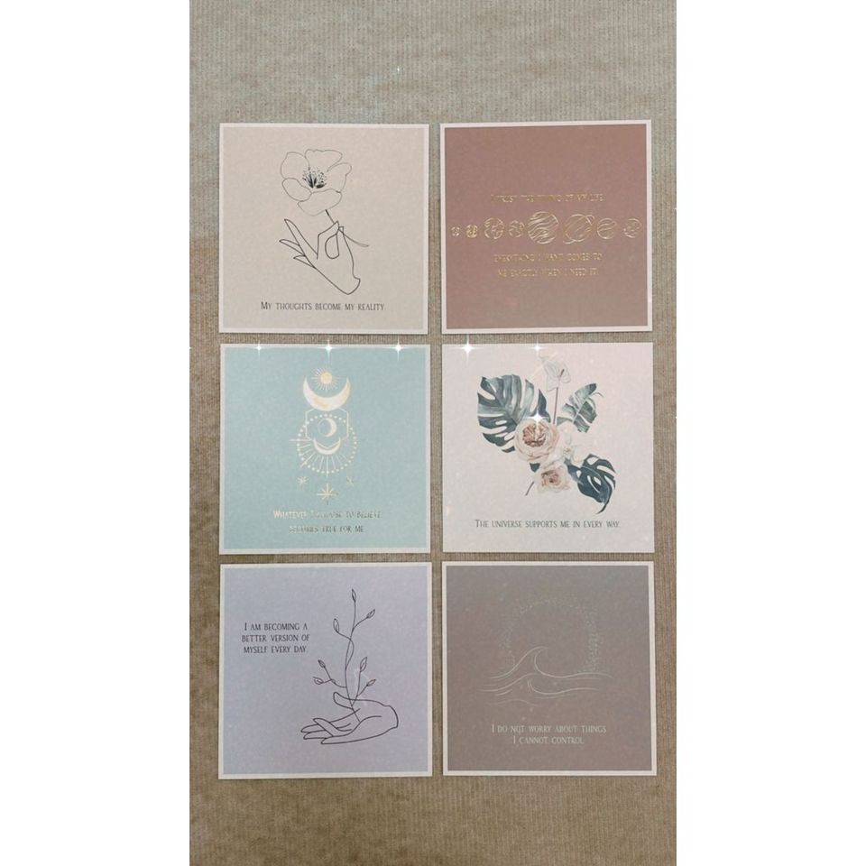 Affirmation Cards - Meditation Cards and Daily Affirmations I Motivational Cards, Inspirational Cards, Mindfulness Card - Positive Affirmations Cards