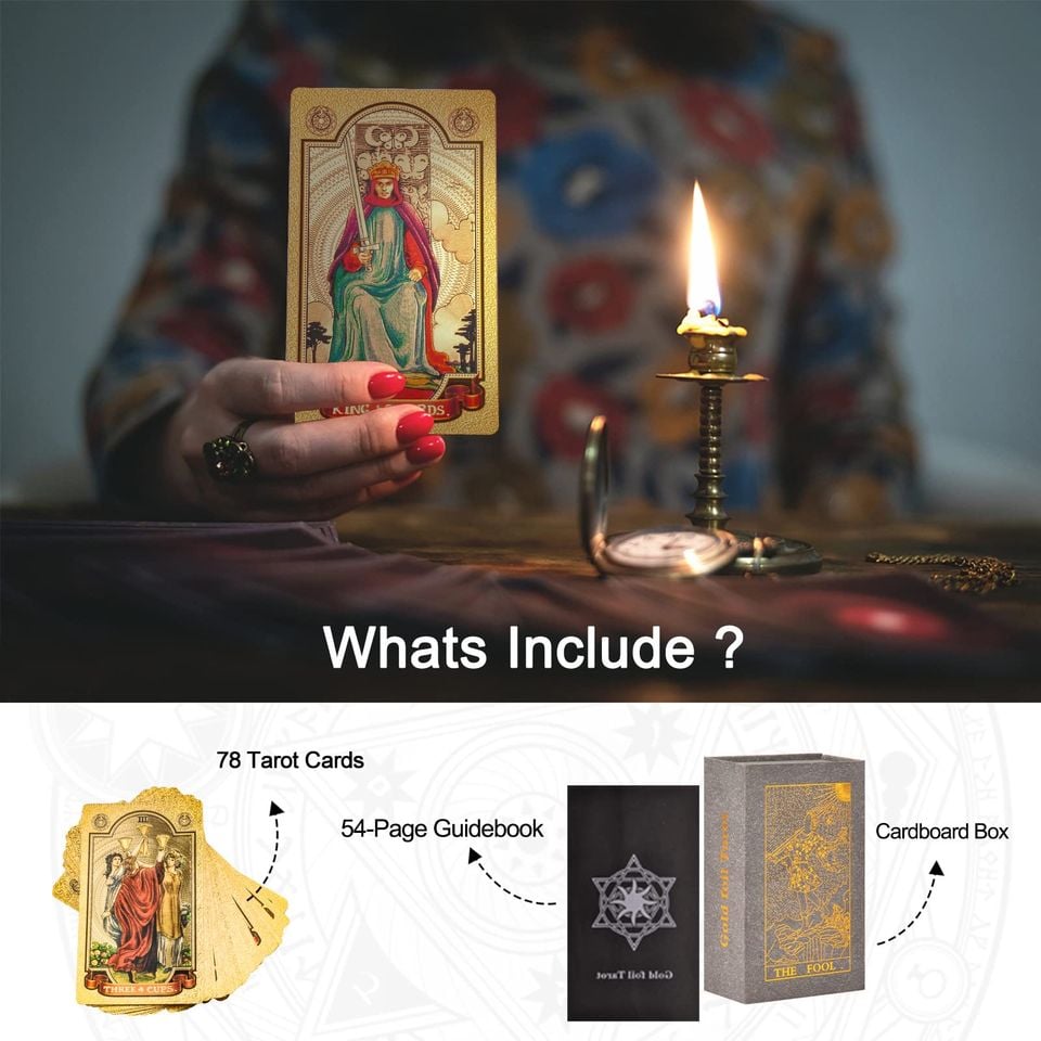 金箔防水塔羅牌 Luxury Gold foil Tarot