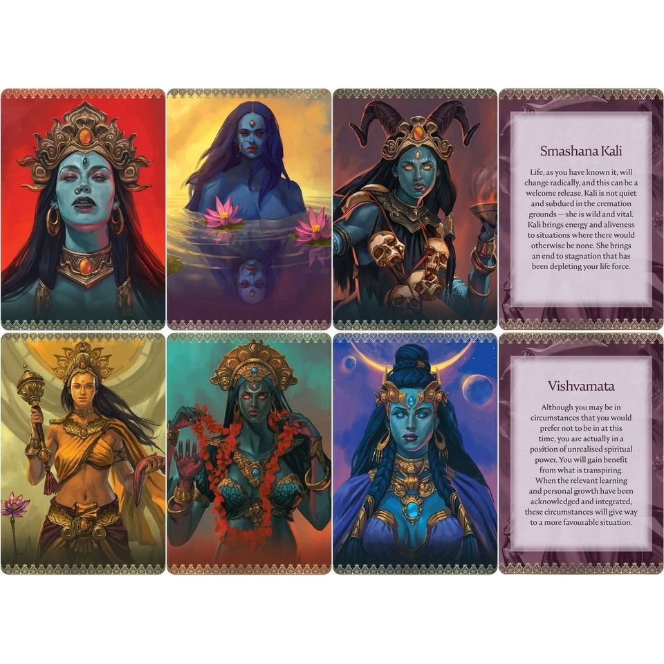 迦梨女神神諭卡 Kali Oracle : Ferocious Grace and Supreme Protection with the Wild Divine Mother