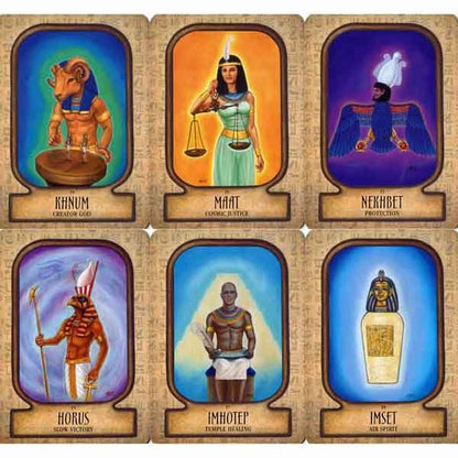 Auset Egyptian Oracle Cards: Ancient Egyptian Divination and Alchemy Cards 古埃及神諭卡