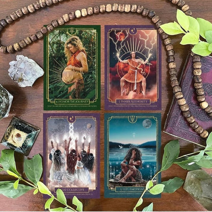 Elemental Empath Oracle Deck – 52 Oracle Cards with Guidebook