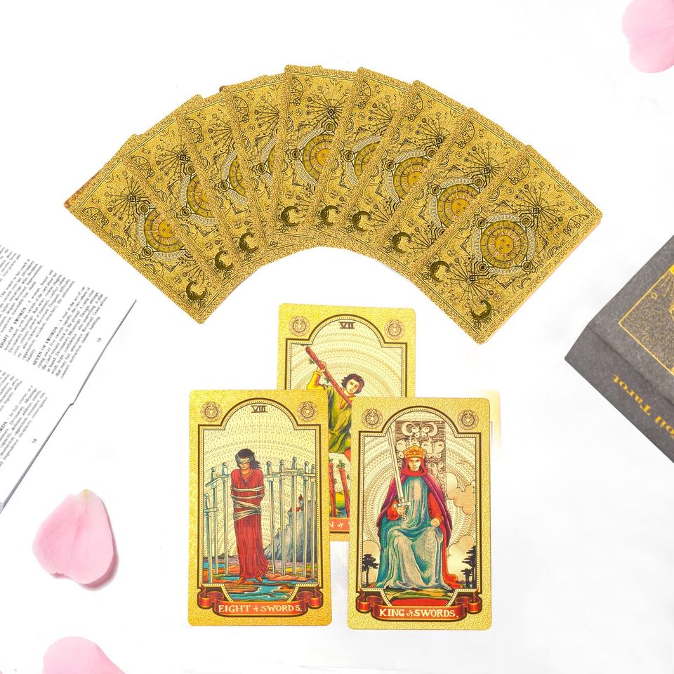 金箔防水塔羅牌 Luxury Gold foil Tarot
