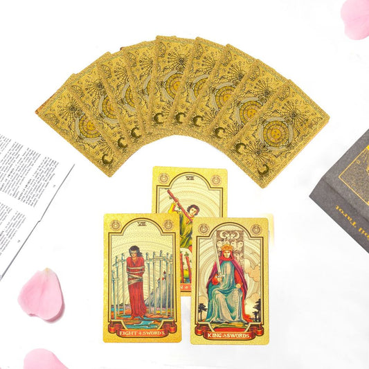 金箔防水塔羅牌 Luxury Gold foil Tarot