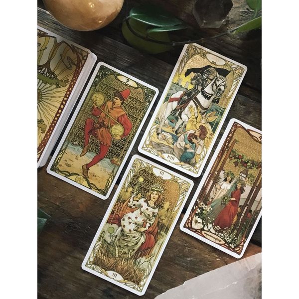 Golden Art Nouveau Tarot
