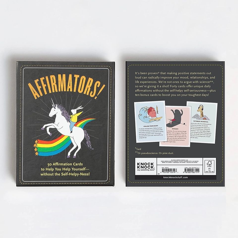 Affirmations! 50 Affirmation Cards to Help You Help Yourself without The Self-Helpy-Ness
