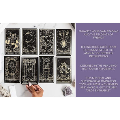 88奇蹟金邊塔羅牌 Eighty Eight Miracles Mystical Gold Tarot