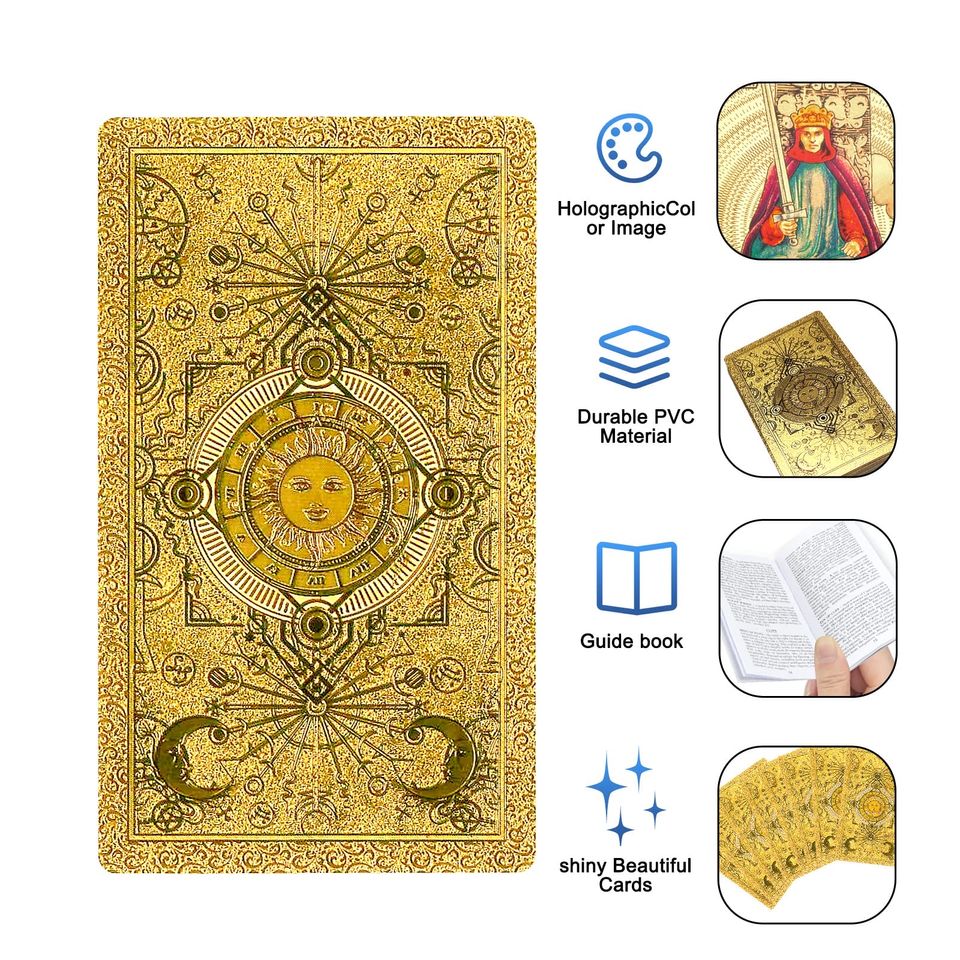 金箔防水塔羅牌 Luxury Gold foil Tarot