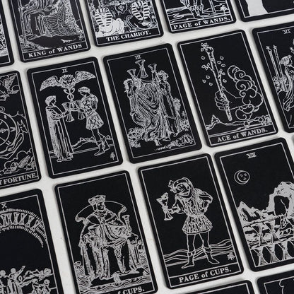 銀箔塔羅牌 tarot deck