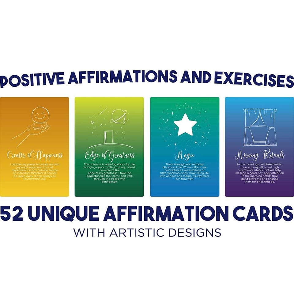 Mindful Messages Affirmation 正面肯定冥想自我護理卡