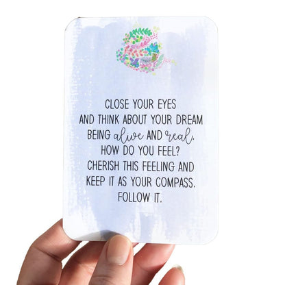 Dream Cards - Change Your Thoughts, Change Your Life - 50 Cards to Help You Achieve Your Dreams