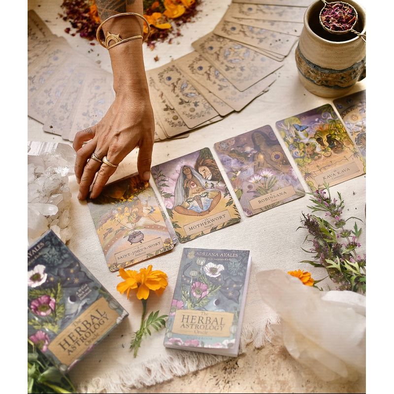 草本星座神諭卡The Herbal Astrology Oracle : A 55-Card Deck and Guidebook
