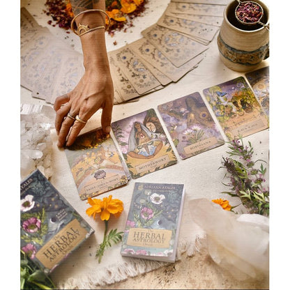 草本星座神諭卡The Herbal Astrology Oracle : A 55-Card Deck and Guidebook