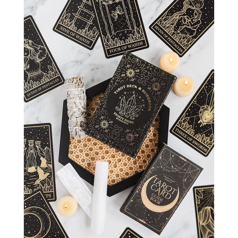88奇蹟金邊塔羅牌 Eighty Eight Miracles Mystical Gold Tarot
