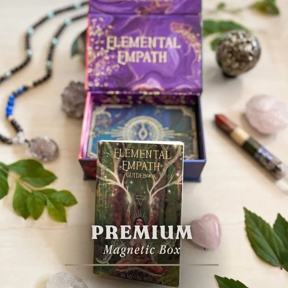 Elemental Empath Oracle Deck – 52 Oracle Cards with Guidebook
