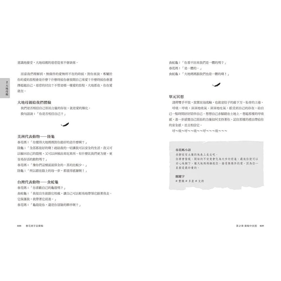 春花媽宇宙藥輪（特典珍藏版：附贈36張動物能量牌卡＋絨布束口袋）：守護動物指引你探索自我、發揮天賦，學習與生命圓滿相融【特別收錄：台灣動物藥輪】Medicine Wheel