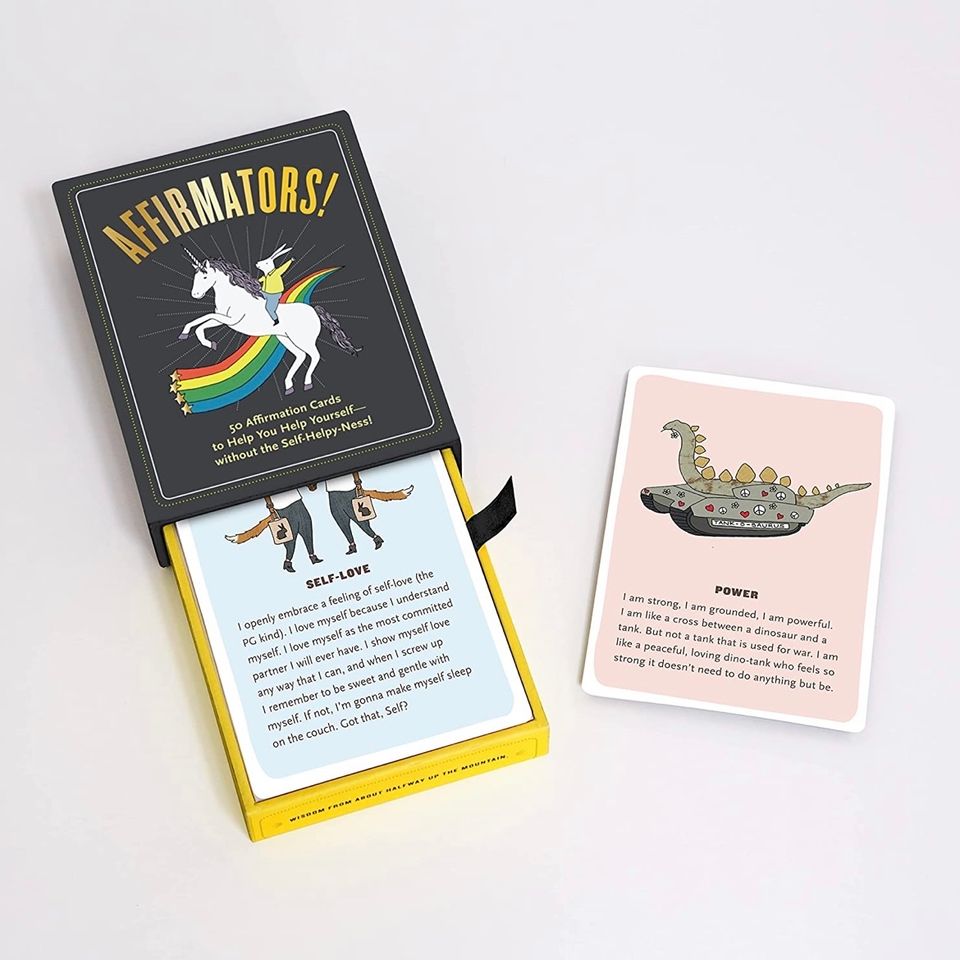 Affirmations! 50 Affirmation Cards to Help You Help Yourself without The Self-Helpy-Ness
