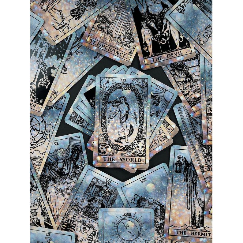 𝐃𝐢𝐚𝐦𝐨𝐧𝐝 𝐟𝐥𝐚𝐫𝐞 𝐓𝐚𝐫𝐨𝐭 𝐃𝐞𝐜𝐤 鑽石塔羅牌
