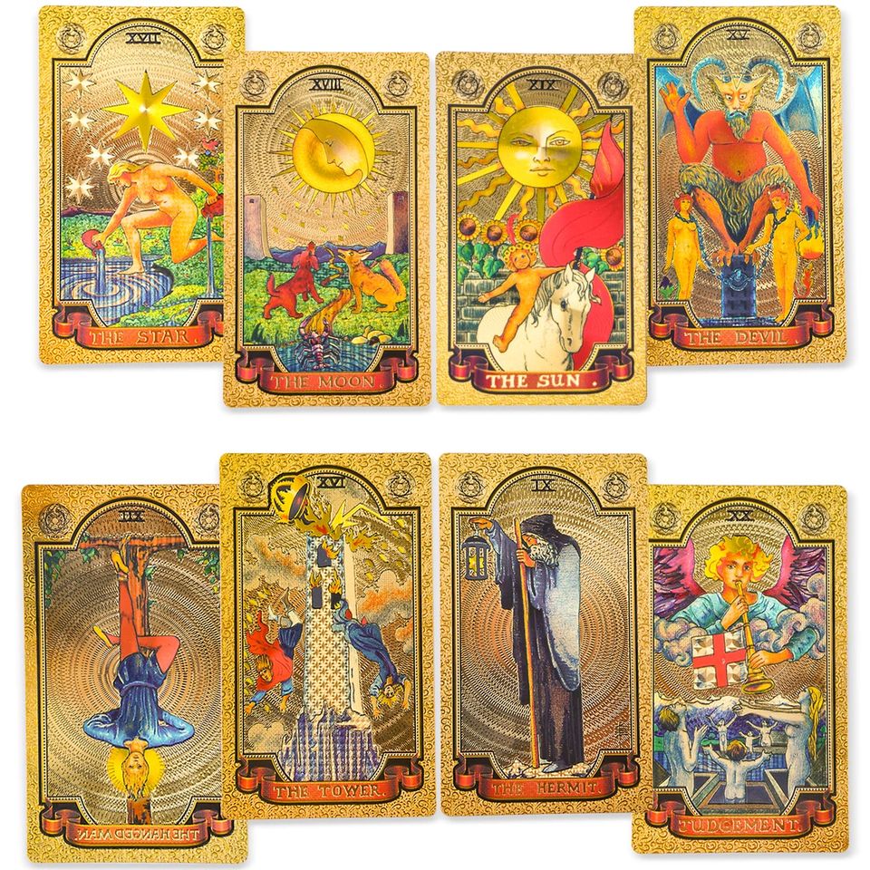 金箔防水塔羅牌 Luxury Gold foil Tarot