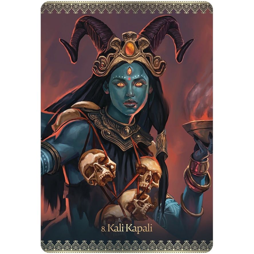 迦梨女神神諭卡 Kali Oracle : Ferocious Grace and Supreme Protection with the Wild Divine Mother