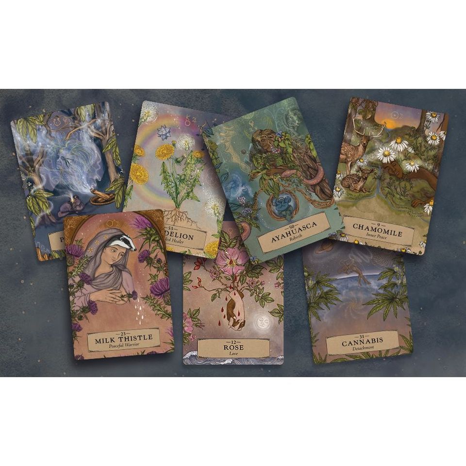 草本星座神諭卡The Herbal Astrology Oracle : A 55-Card Deck and Guidebook