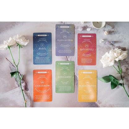 Powers Essential Oil Oracle Cards - Emotional Healing, Clarity 90 Card Deck