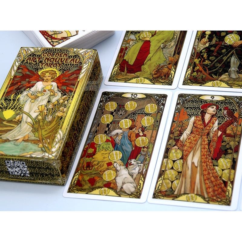 Golden Art Nouveau Tarot