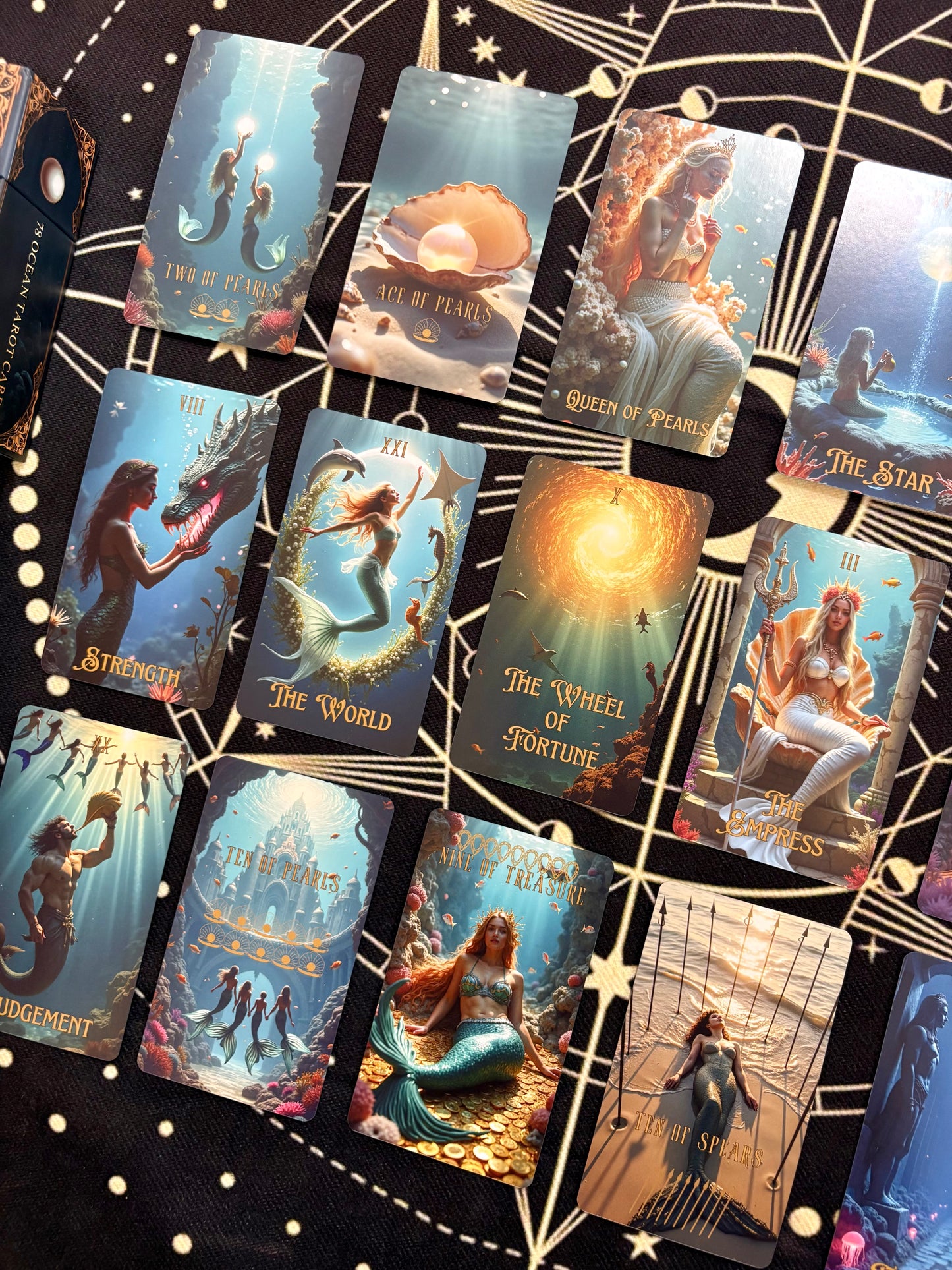 🔱🧜🏻‍♀️海洋塔羅牌 The Ocean Tarot Deck🧜🏻‍♂️🐚