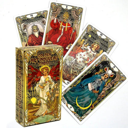 Golden Art Nouveau Tarot