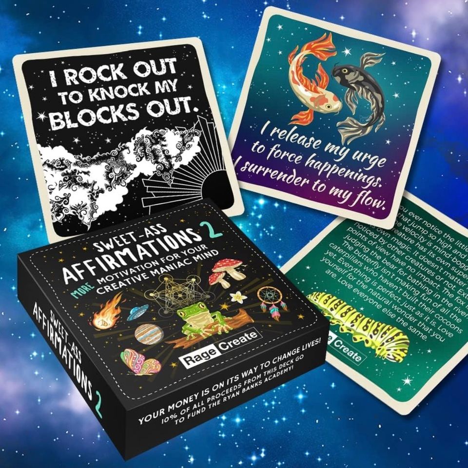 Sweet-Ass Affirmations 2: 60 Bold and Witty Daily Affirmation Cards for Women and Men - Motivate Your Creative Maniac Mind