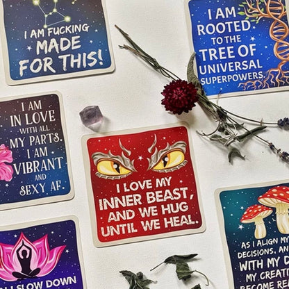 Sweet-Ass Affirmations 2: 60 Bold and Witty Daily Affirmation Cards for Women and Men - Motivate Your Creative Maniac Mind