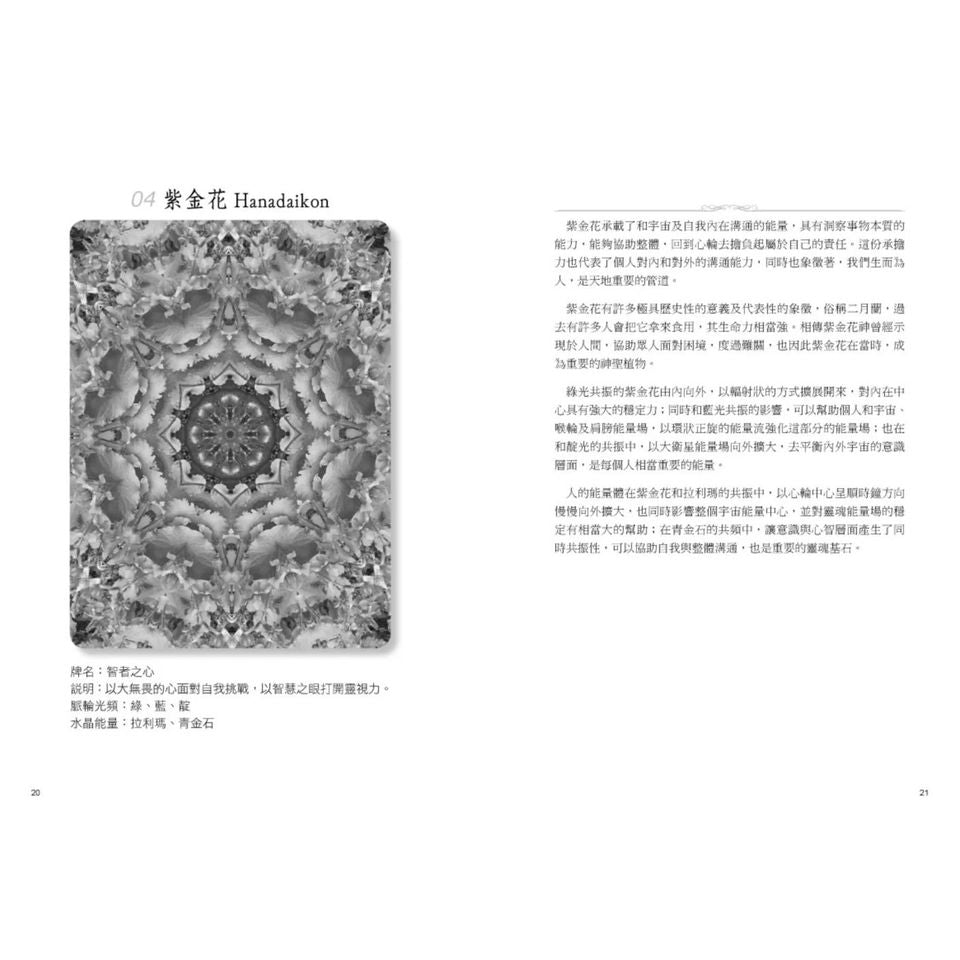 ATIPAYA愛緹帕亞全頻能量花晶療癒卡（精裝磁扣書盒＋61牌卡＋專書＋專用布套）