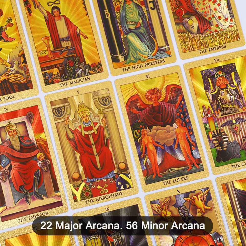 金箔防水韋特塔羅牌 Golden Tarot Deck