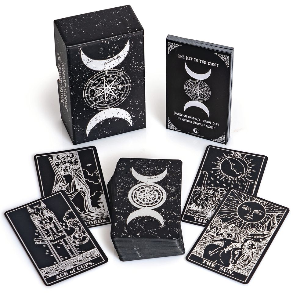 銀箔塔羅牌 tarot deck